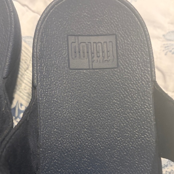 Fitflop Rialto navy Crystal-Studded Sandals 10 - Picture 2 of 7